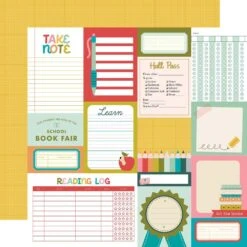 Simple Stories Book Fair 12 X 12 Collection Kit 24600 -Simon Says Stamp 0002290970