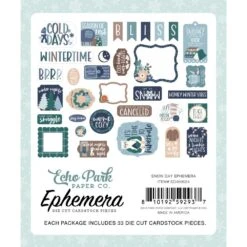 Echo Park Snow Day Ephemera Sd469024 -Simon Says Stamp 0002311126