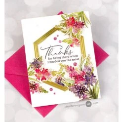 Pinkfresh Studio Tuberose Washi Tape 195923 -Simon Says Stamp 0424 Pop Up Window Cards 3 Video by Jennifer McGuire Ink