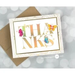 Spellbinders BetterPress Big Thanks Press Plate BP-034* -Simon Says Stamp 0623 BetterPress Video 8 by Jennifer McGuire Ink 1 07b2029b 4eea 45fb a11d d0ed797ad37a