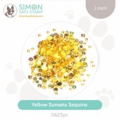 Simon Says Stamp Embellishment Mix Yellow Sunsets 0623ys *