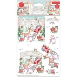 Craft Consortium Christmas Market 3D Decoupage Ccdpak015