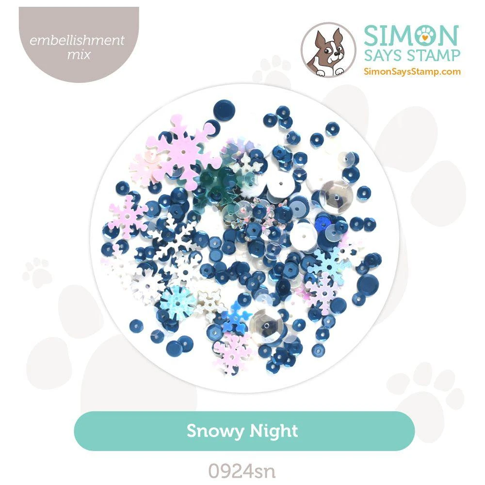Simon Says Stamp Embellishment Mix Snowy Nights 0924sn 3 Simon Says Stamp Embellishment Mix Snowy Nights 0924sn