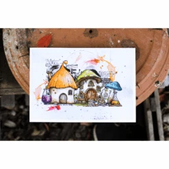 AALL & Create Gnome Wise A6 Clear Stamps 1076 -Simon Says Stamp 1076 3