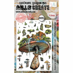 AALL & Create Clifftop Fungarismo A6 Clear Stamps 1095*