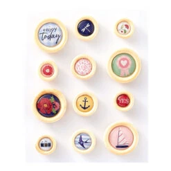 Spellbinders Bayfair Button Embellishments 168508*