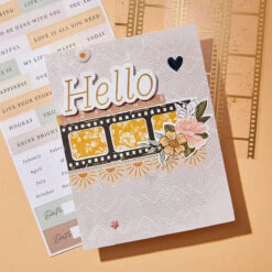 Spellbinders Rosie's Studio Golden Afternoon Embellishment Set Rbd-009 -Simon Says Stamp 168539 Golden Afternoon Cardstock Diecut Ephemera 110pk Project