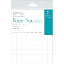 Therm O Web Gina K Designs 0.0625 X 0.5 Inch Adhesive Foam Squares 18198