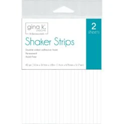 Therm O Web Gina K Designs 0.125 X 0.1875 Inch Adhesive Foam Shaker Strips 18199