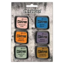 Tim Holtz Distress Enamel Pin Set 8 Ranger Tdzs73505
