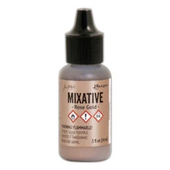 Tim Holtz Alcohol Ink Rose Gold Metallic Mixative Ranger Tal59790