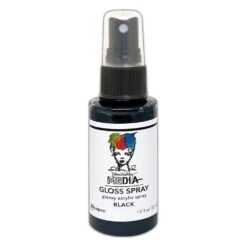 Dina Wakley Ranger Black Media Gloss Spray Mdo73659