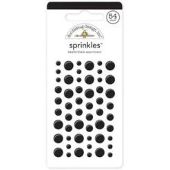 Doodlebug BEETLE BLACK Sprinkles Assortment 4015*