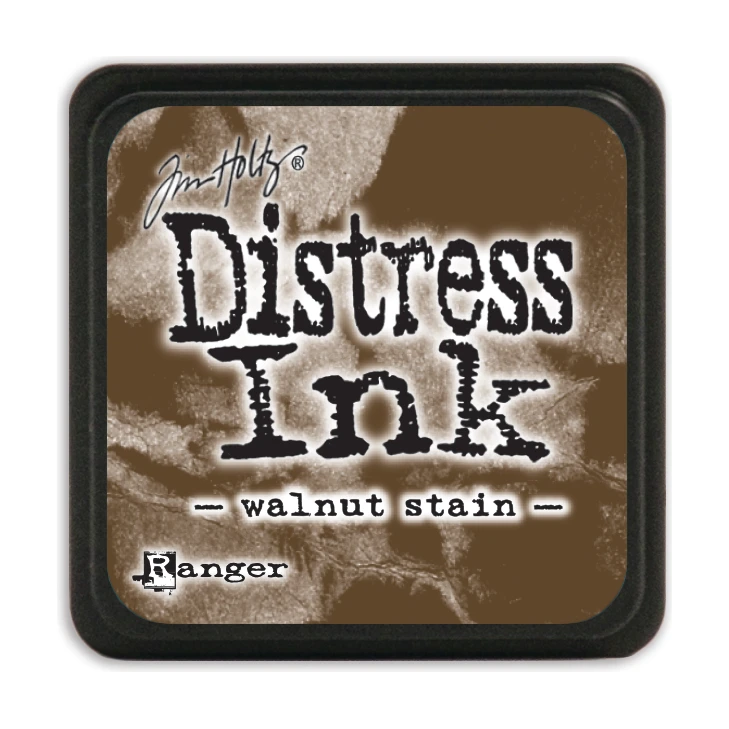 Tim Holtz Distress Mini Ink Pad Walnut Stain Ranger TDP40279 3 Tim Holtz Distress Mini Ink Pad Walnut Stain Ranger TDP40279