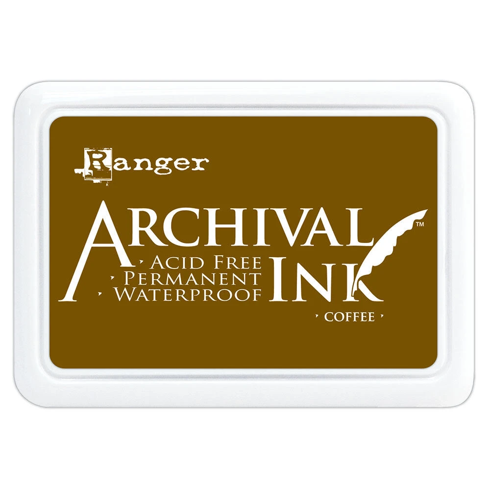 Ranger Archival Ink Pad Coffee AIP31451 3 Ranger Archival Ink Pad Coffee AIP31451