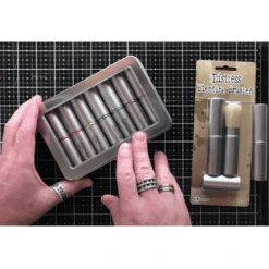 Tim Holtz Mini Distress Ink Storage Tin Ranger TDA42013 -Simon Says Stamp 1 304277 FS ALT0