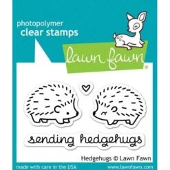 Lawn Fawn HEDGEHUGS Clear Stamps LF729