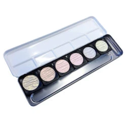 Finetec MICA WATERCOLOR IRIDESCENT Paint 6 Set F5600