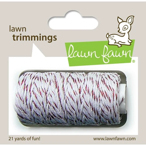 Lawn Fawn RED SPARKLE Single Cord Lawn Trimmings LF922 3 Lawn Fawn RED SPARKLE Single Cord Lawn Trimmings LF922
