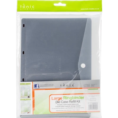 Tonic LARGE RINGBINDER DIE CASE REFILL KIT 348E 3 Tonic LARGE RINGBINDER DIE CASE REFILL KIT 348E