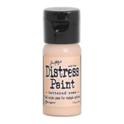 Tim Holtz Flip Top Distress Paint Tattered Rose Ranger TDF53316