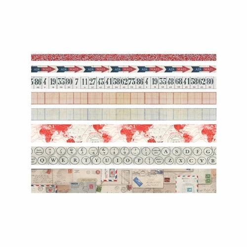 *Tim Holtz Idea-ology POSTAL Design Tape TH93357 4 *Tim Holtz Idea-ology POSTAL Design Tape TH93357 - Image 2
