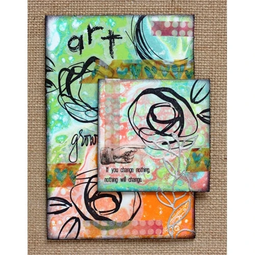 Dina Wakley Ranger Lime 1oz Media Acrylic Paint MDQ54030 6 Dina Wakley Ranger Lime 1oz Media Acrylic Paint MDQ54030 - Image 4