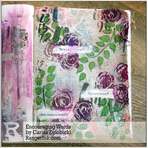 Dina Wakley Ranger White 1oz Media Acrylic Paint MDQ54122 4 Dina Wakley Ranger White 1oz Media Acrylic Paint MDQ54122 - Image 2