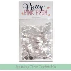 Pretty Pink Posh Sparkling Clear Confetti Mix