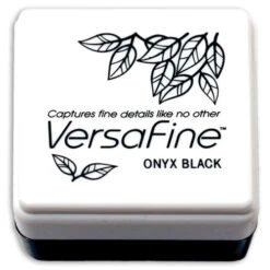 Tsukineko VersaFine SMALL ONYX BLACK Ink Pad VF-SML-082