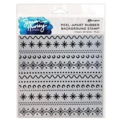 Ranger Simon Hurley Magic Stripes Cling Stamps Hur82576*