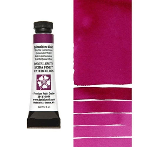Daniel Smith QUINACRIDONE VIOLET 5ML Extra Fine Watercolor 284610094 3 Daniel Smith QUINACRIDONE VIOLET 5ML Extra Fine Watercolor 284610094