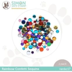 Simon Says Stamp Embellishment Mix Rainbow Confetti RANBC17