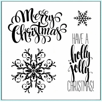 Gina K Designs HOLLY JOLLY Clear Stamps 9766 3 Gina K Designs HOLLY JOLLY Clear Stamps 9766