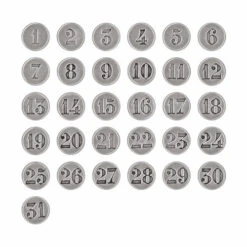 *Tim Holtz Idea-ology Countdown Brads Fasteners Th93679 -Simon Says Stamp 1 387922 FS ALT1