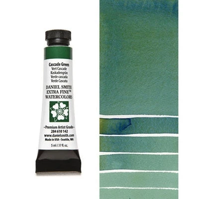 Daniel Smith CASCADE GREEN 5ML Extra Fine Watercolor 284610142 3 Daniel Smith CASCADE GREEN 5ML Extra Fine Watercolor 284610142