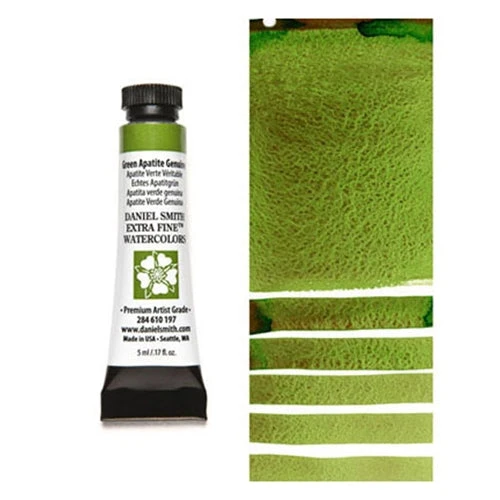 Daniel Smith GREEN APATITE GENUINE 5ML Extra Fine Watercolor 284610197 3 Daniel Smith GREEN APATITE GENUINE 5ML Extra Fine Watercolor 284610197