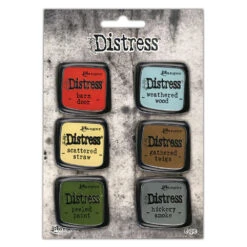 Tim Holtz Distress Enamel Pin Set 7 Ranger Tdzs73499