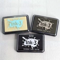 Inkon3 INK PAD BUNDLE Blackout, Fadeout And Juicy 98710
