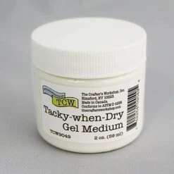 The Crafter's Workshop TACKY WHEN DRY GEL MEDIUM 2oz Tcw9049