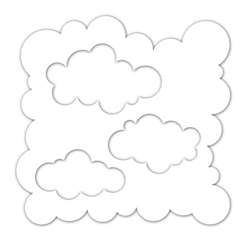 Simon Says Stamp Stencil CLOUDS FOR DAYS Ssst121423 3 Simon Says Stamp Stencil CLOUDS FOR DAYS Ssst121423