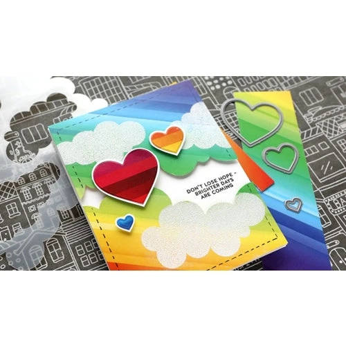 Simon Says Stamp Stencil CLOUDS FOR DAYS Ssst121423 7 Simon Says Stamp Stencil CLOUDS FOR DAYS Ssst121423 - Image 5