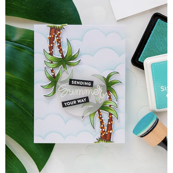 Simon Says Stamp Stencil CLOUDS FOR DAYS Ssst121423 8 Simon Says Stamp Stencil CLOUDS FOR DAYS Ssst121423 - Image 6