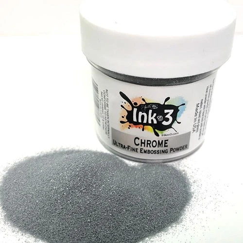 Inkon3 CHROME Ultra Fine Embossing Powder 98775 3 Inkon3 CHROME Ultra Fine Embossing Powder 98775