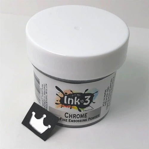 Inkon3 CHROME Ultra Fine Embossing Powder 98775 4 Inkon3 CHROME Ultra Fine Embossing Powder 98775 - Image 2