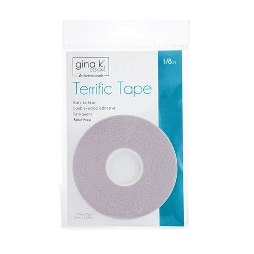 Therm O Web Gina K Designs 0.125 INCH Terrific Tape 18114 3 Therm O Web Gina K Designs 0.125 INCH Terrific Tape 18114