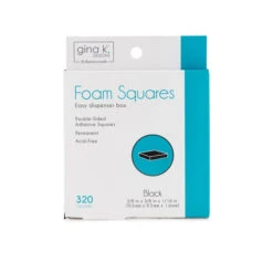 Therm O Web Gina K Designs BLACK FOAM SQUARES Adhesive 18111