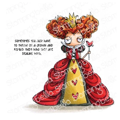 Stamping Bella Cling Stamp ODDBALL QUEEN OF HEARTS Eb774 3 Stamping Bella Cling Stamp ODDBALL QUEEN OF HEARTS Eb774