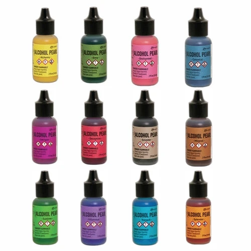 Tim Holtz Alcohol Pearls Ink Set Ranger 3 Tim Holtz Alcohol Pearls Ink Set Ranger