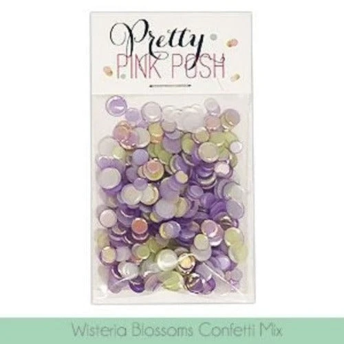 Pretty Pink Posh Wisteria Blossoms Confetti Mix 3 Pretty Pink Posh Wisteria Blossoms Confetti Mix